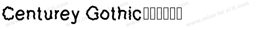 Centurey Gothic字体转换